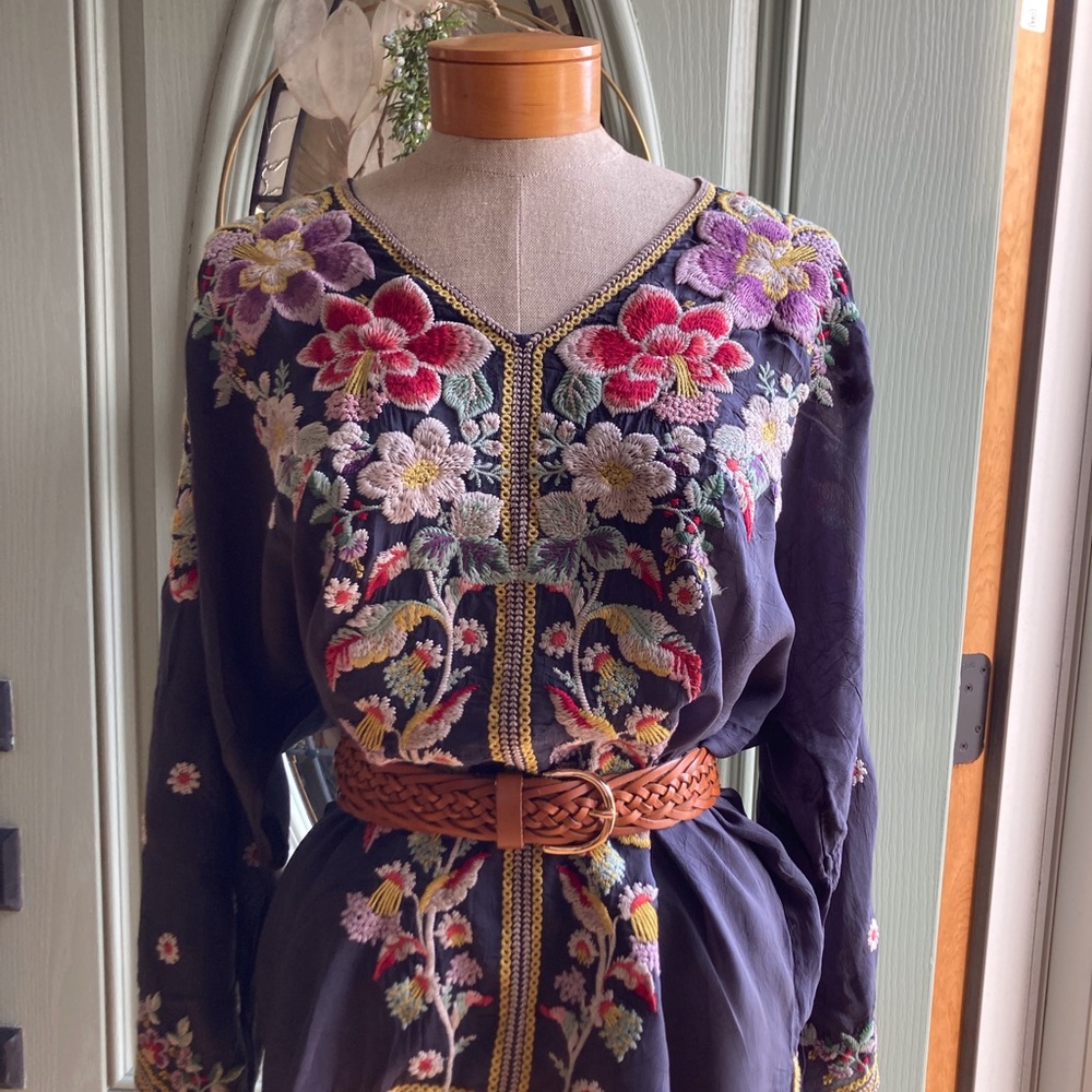 Johnny Was Floral Blouse